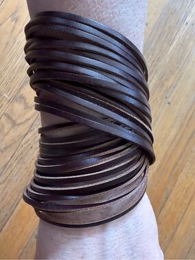 NWOT Linea Pelle Wrap Leather Bracelet